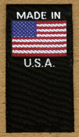 Made in USA with USA flag